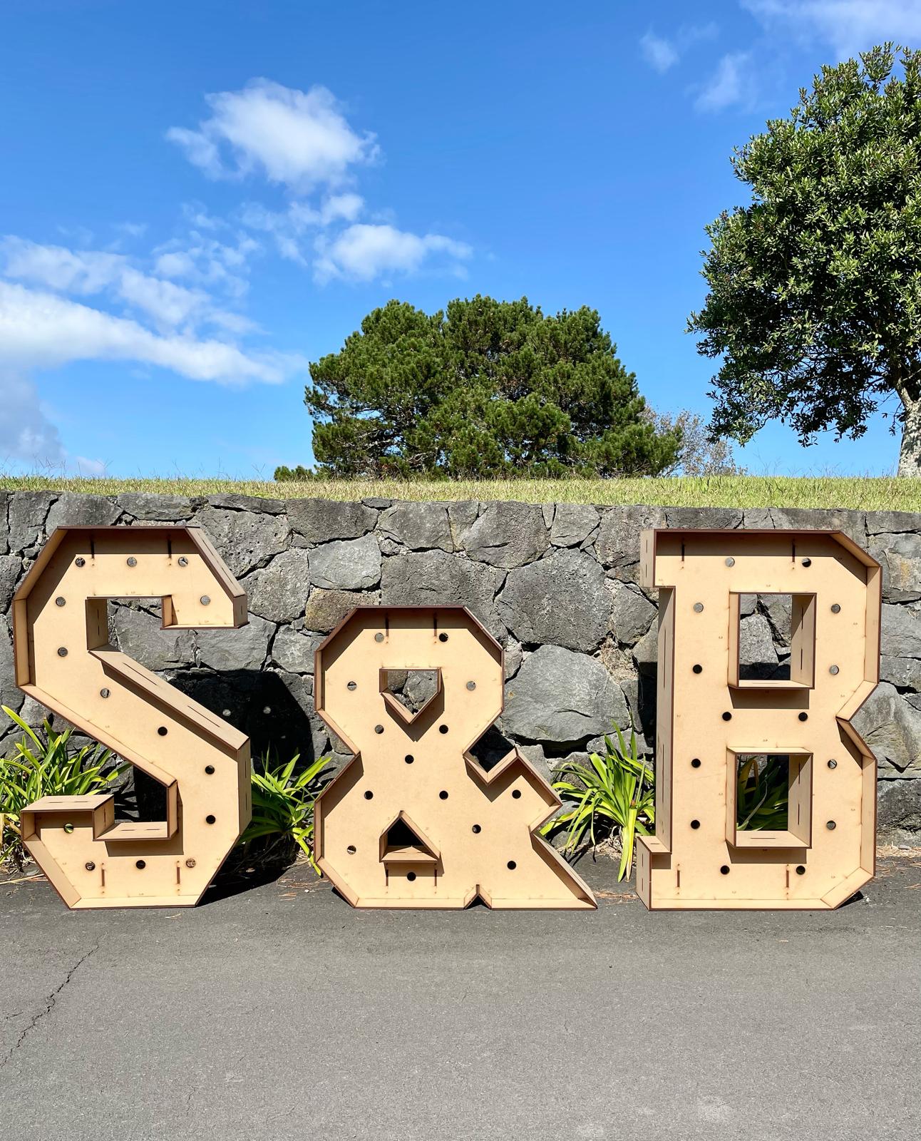 3D Marquee Letters