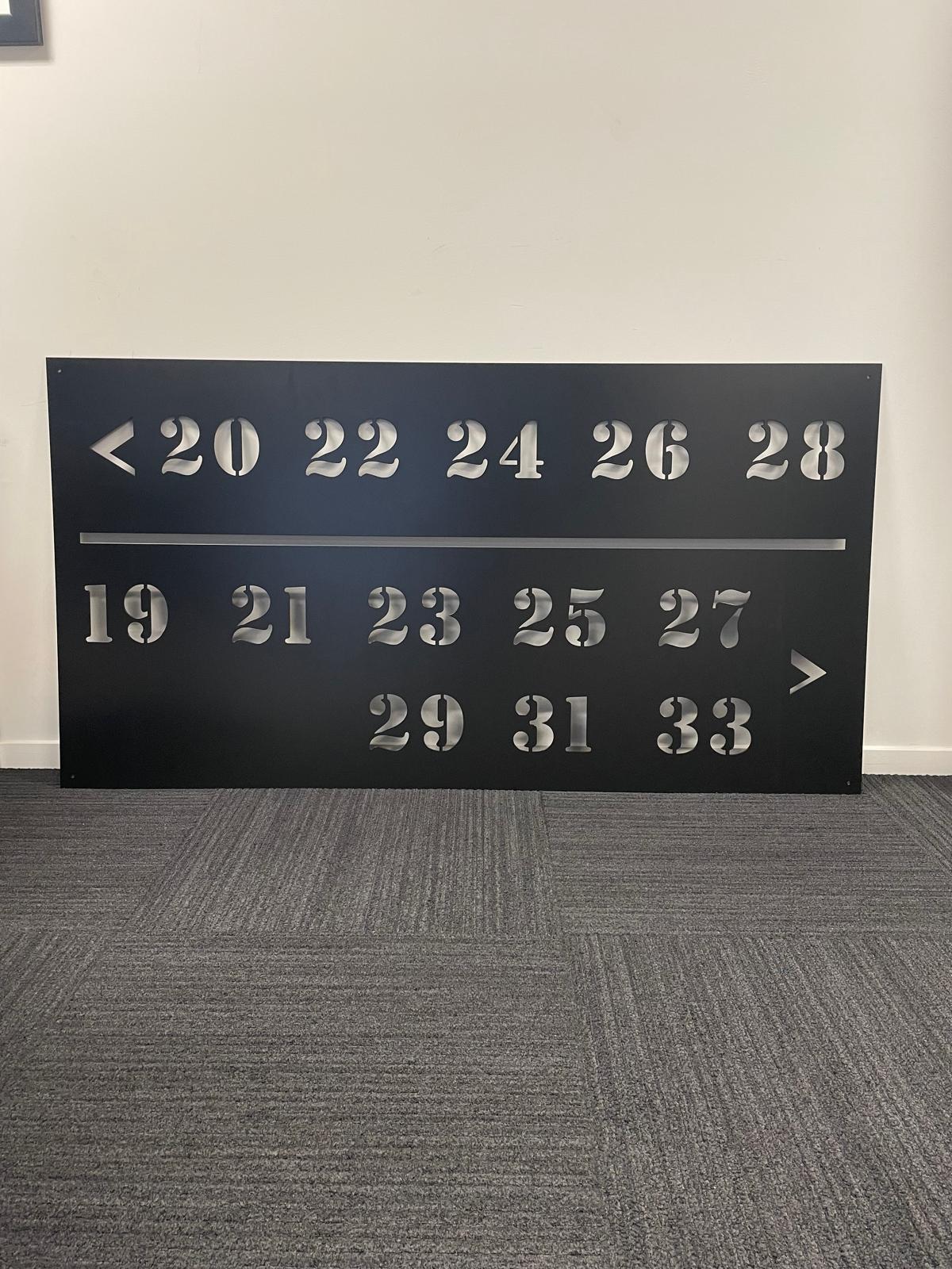 Street Address Sign