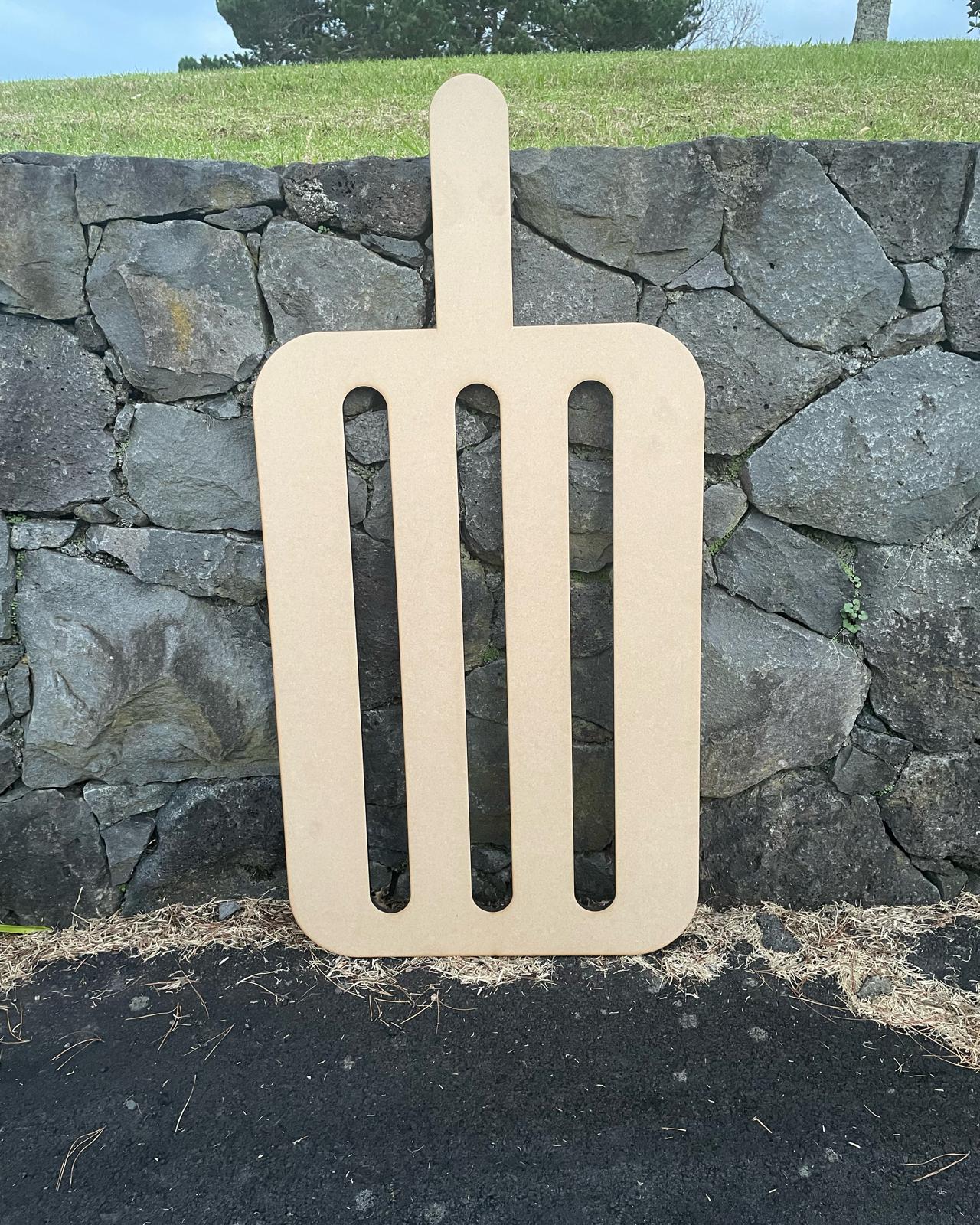 Popsicle cutout