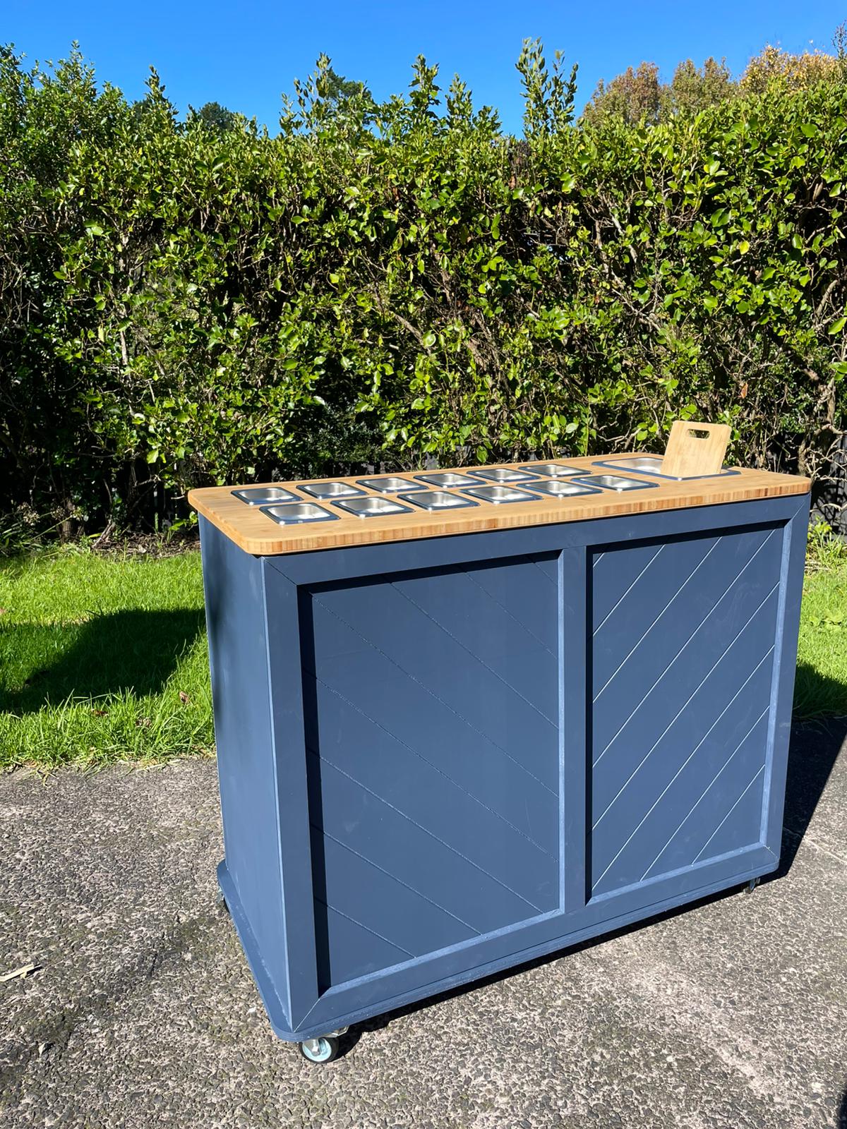 Mobile Charcuterie Cart