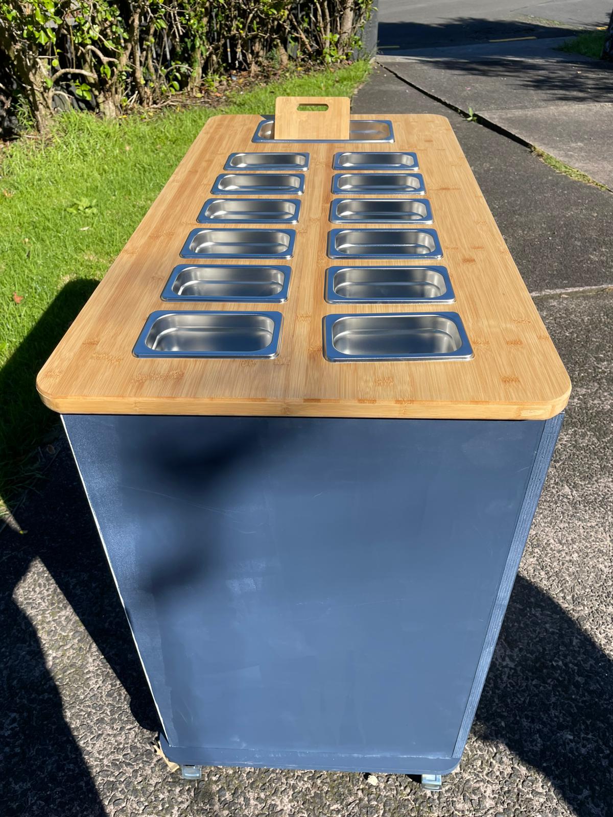 Mobile Charcuterie Cart