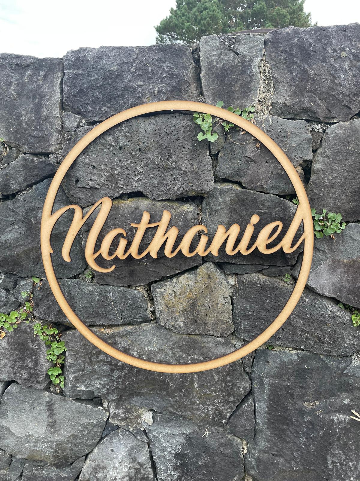 Wreath Name signs