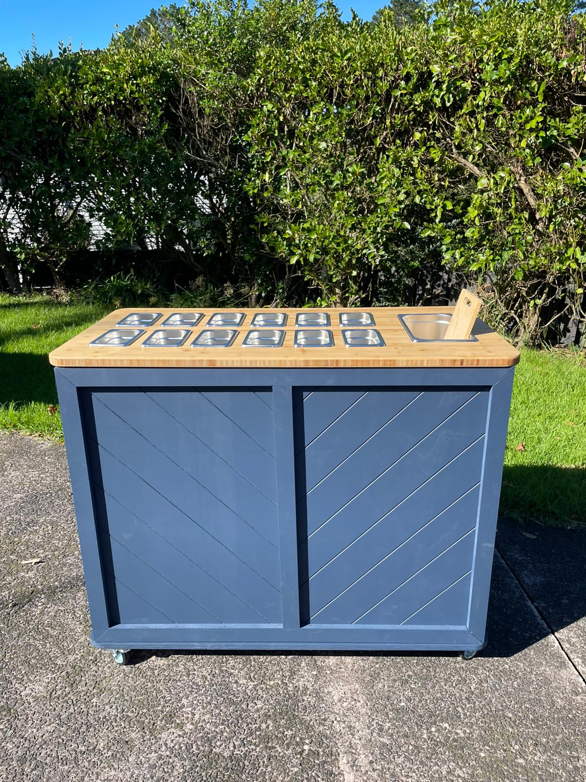 Mobile Charcuterie Cart