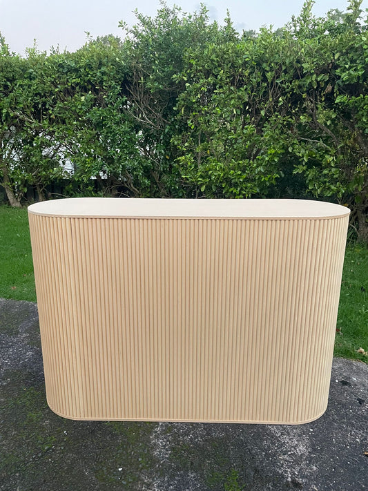 Oval Ripple Reception Desk