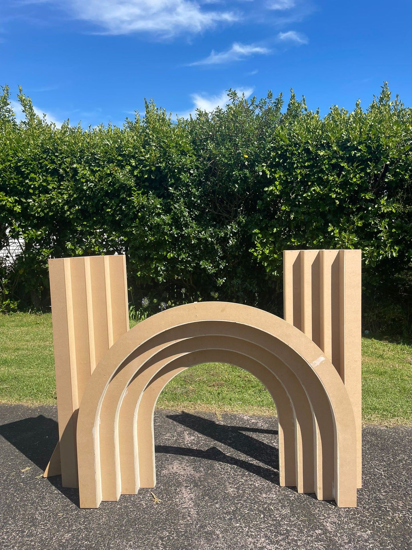 Frameless 3D 3 Step Arch