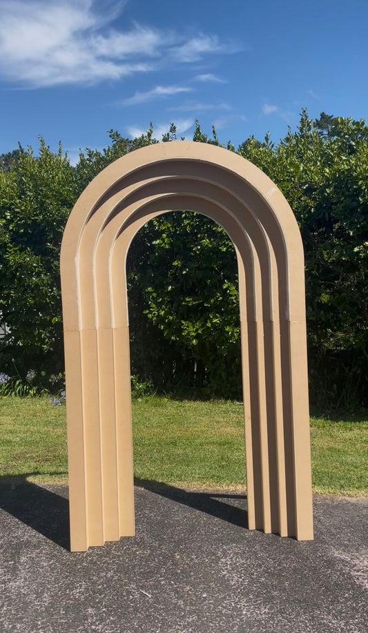 Frameless 3D 3 Step Arch