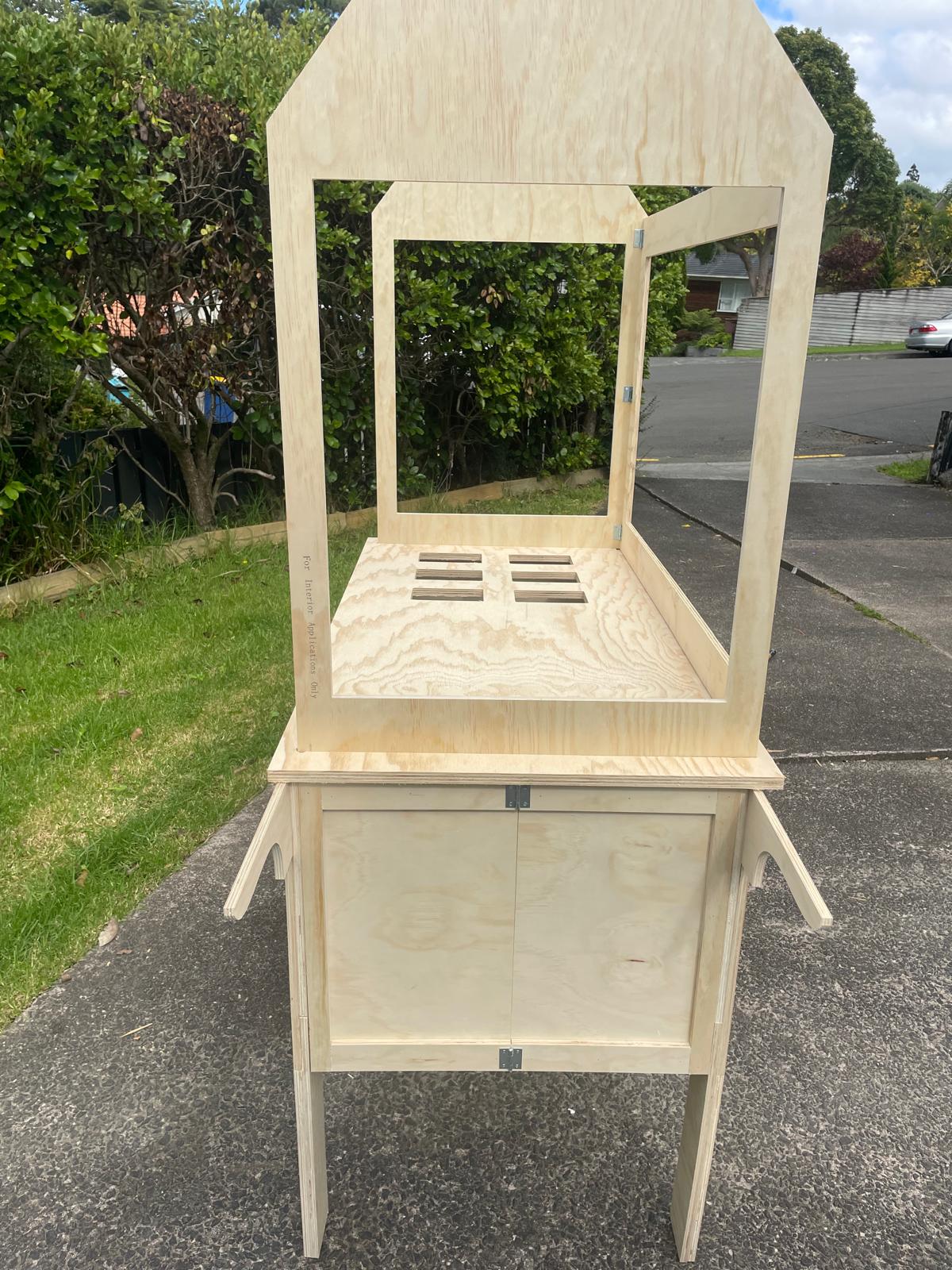 Foldable Gable Charcuterie Cart