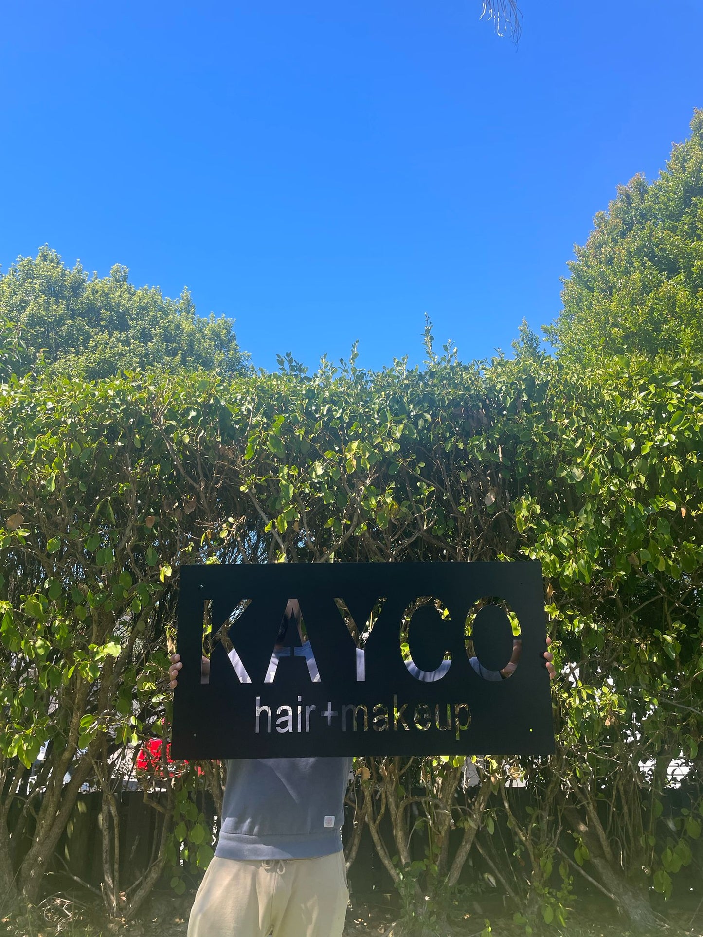 Metal Business Rectangular Sign